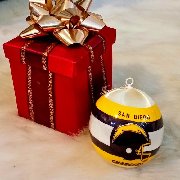 Other - Vintage NFL Chargers San DIego Christmas Ornament